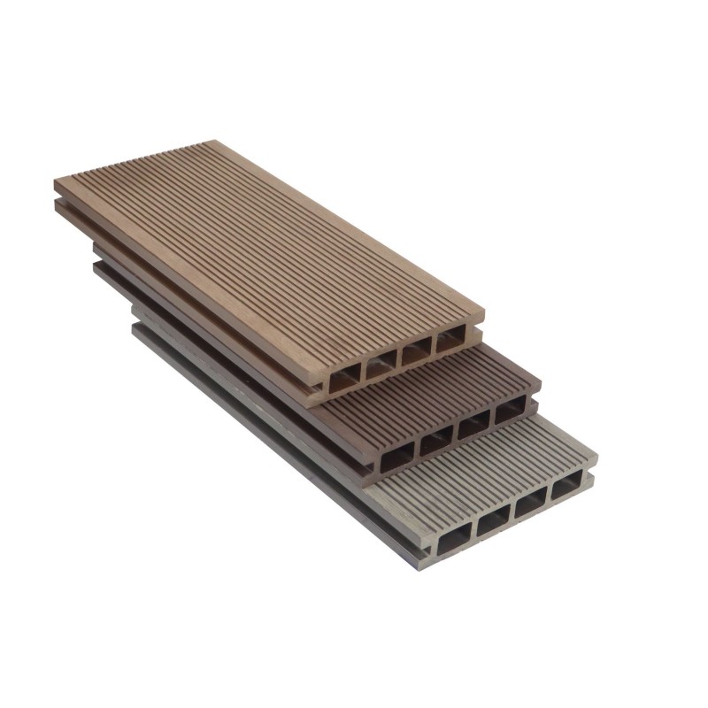 Deck decorativo moderno de WPC resistente a UV para áreas externas - SAYRUO