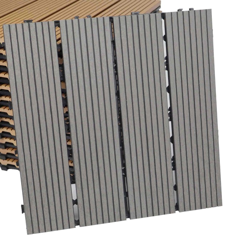 Azulejos de deck intertravados de acácia ecológicos para qualquer área externa - SAYRUO