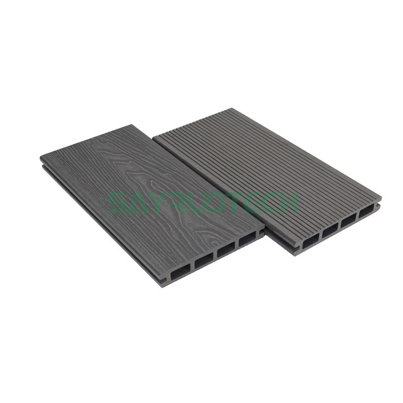 Easy to install and clean 3D Deep Embossed WPC Decking - SAYRUOTECH