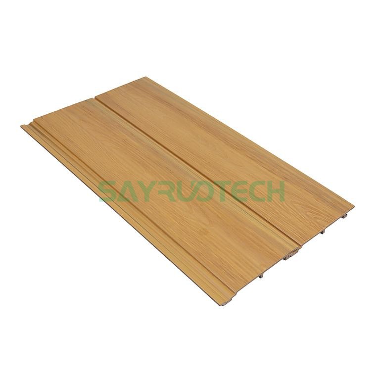 Waterproof PVC Wall Panel with Woodlike Appearance for outdoor Decoration - SAYRUOTECH